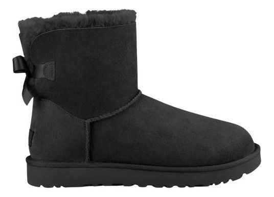 Bota UGG Mujer Mini Bailey Bow Ii Negro-0