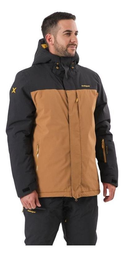 Chaqueta Andesgear Hombre Nieve Antillanca Xpedition Café-0