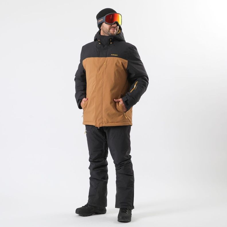Chaqueta Andesgear Hombre Nieve Antillanca Xpedition Café-2