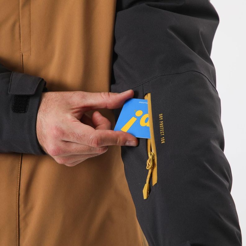 Chaqueta Andesgear Hombre Nieve Antillanca Xpedition Café-3