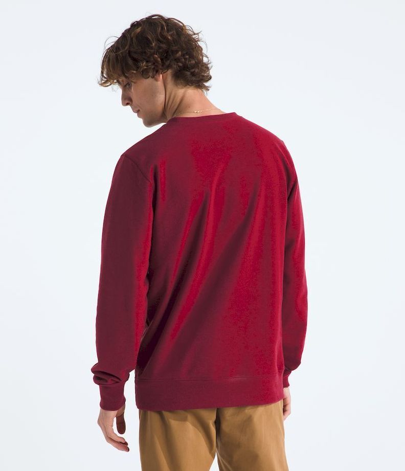 Poleron The North Face Hombre Heritage Patch Crew Rojo-1