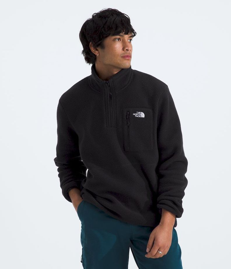 Polar The North Face Hombre Yumiori ¼ Zip Negro-0