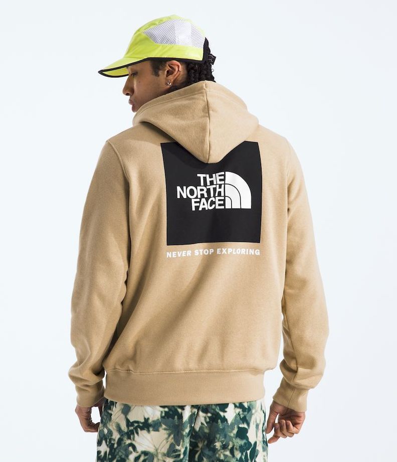 Poleron The North Face Hombre Box Nse Pullover Hoodie Gris-0