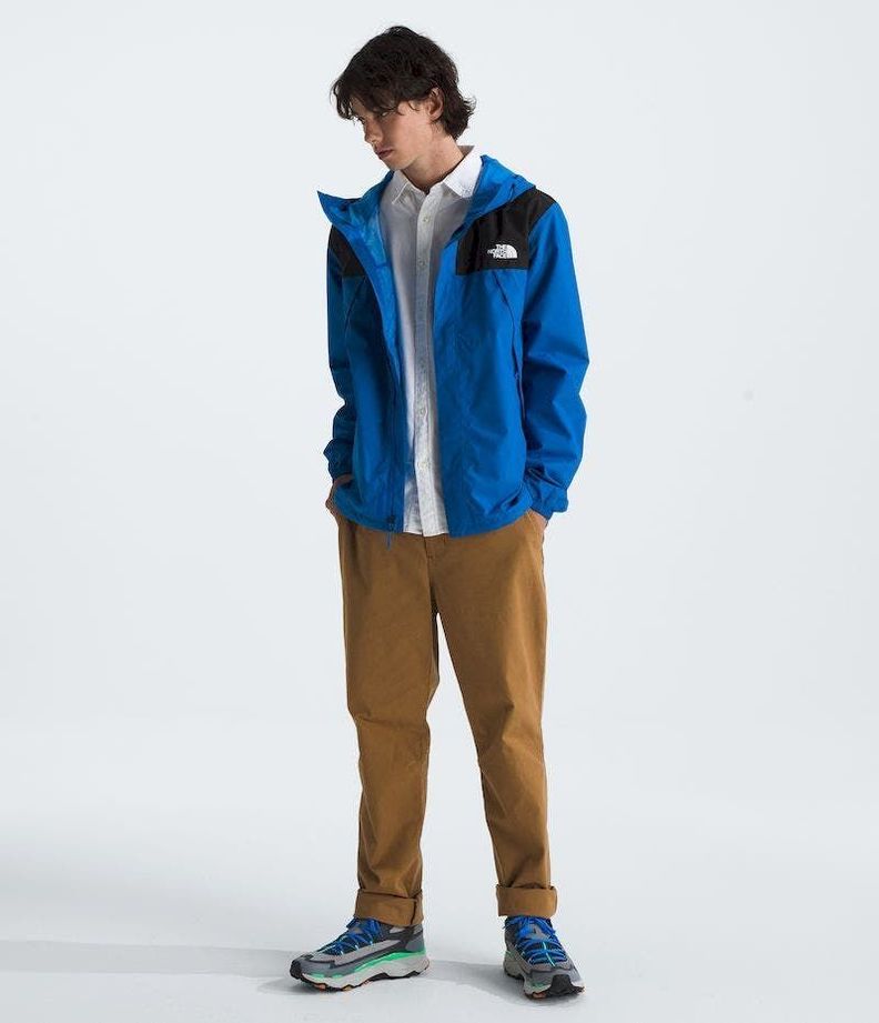 Chaqueta The North Face Hombre Impermeable Antora Azul-4