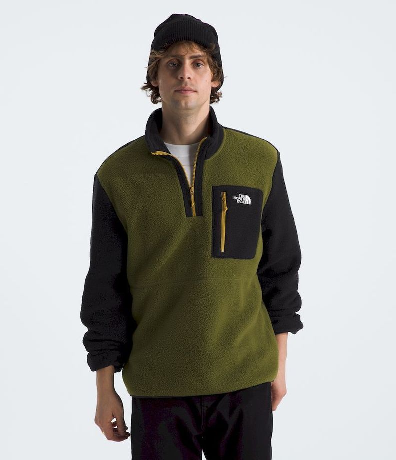 Polar The North Face Hombre Yumiori ¼ Zip Verde-0