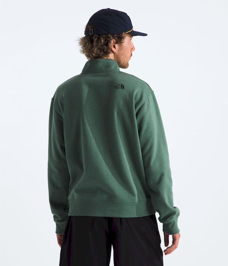 Poleron The North Face Hombre Box Half Dome 45748 Zip Verde-1