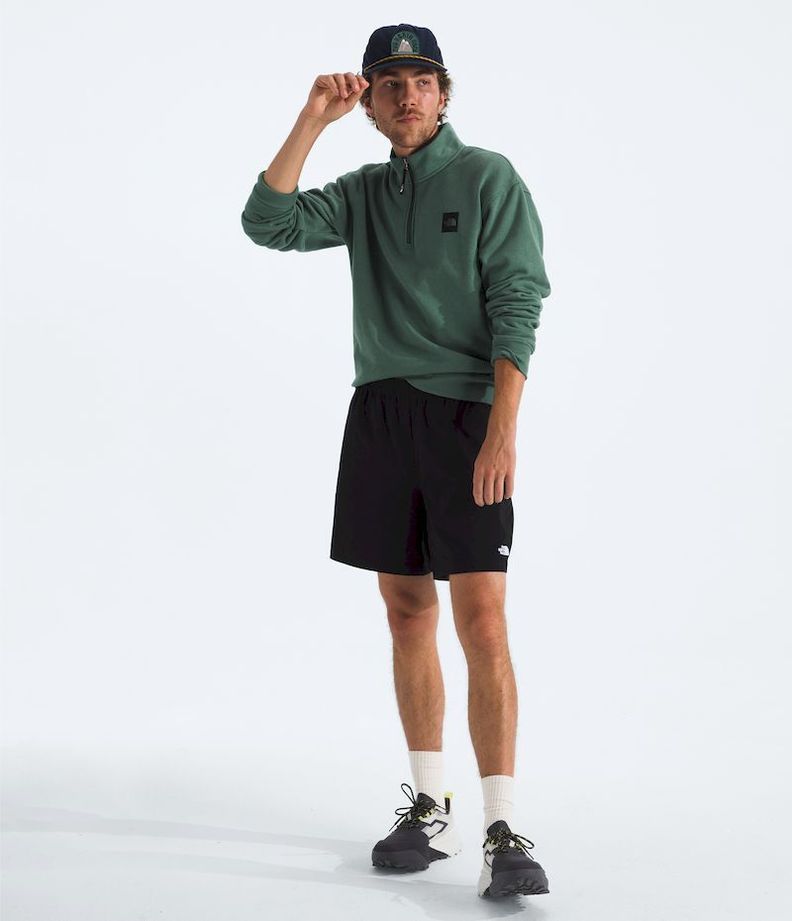 Poleron The North Face Hombre Box Half Dome 45748 Zip Verde-3