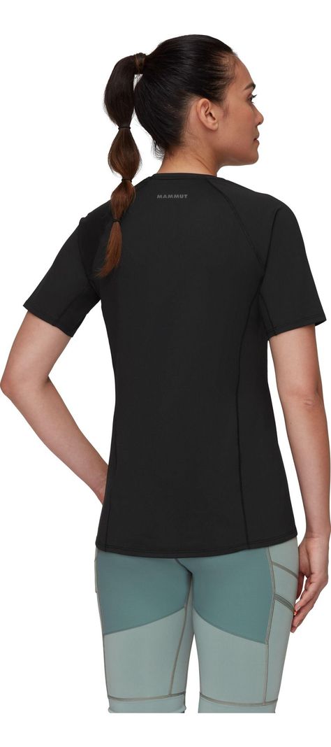 Primera Mammut Mujer Capa Selun Fl T-shirt Logo Negro-1