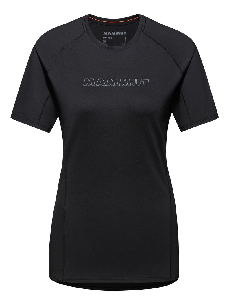 Primera Mammut Mujer Capa Selun Fl T-shirt Logo Negro-3