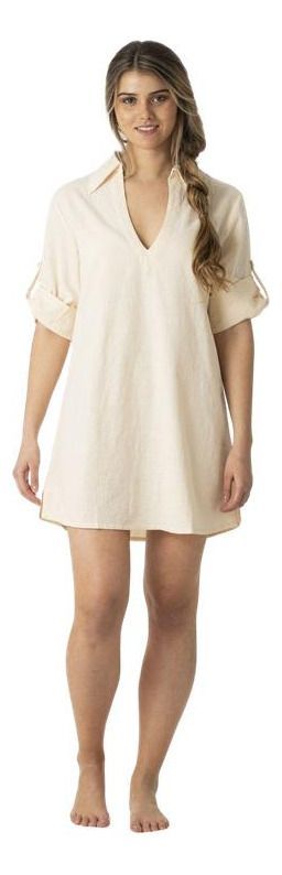 Vestido Kivül Mujer Veka Beige-0