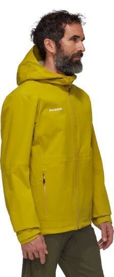 Chaqueta Mammut Hombre Impermeable Linard Guide Hs Hooded Amarillo-2