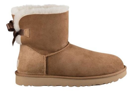 Bota UGG Mujer Mini Bailey Bow Ii Café-0