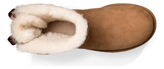 Bota UGG Mujer Mini Bailey Bow Ii Café-4