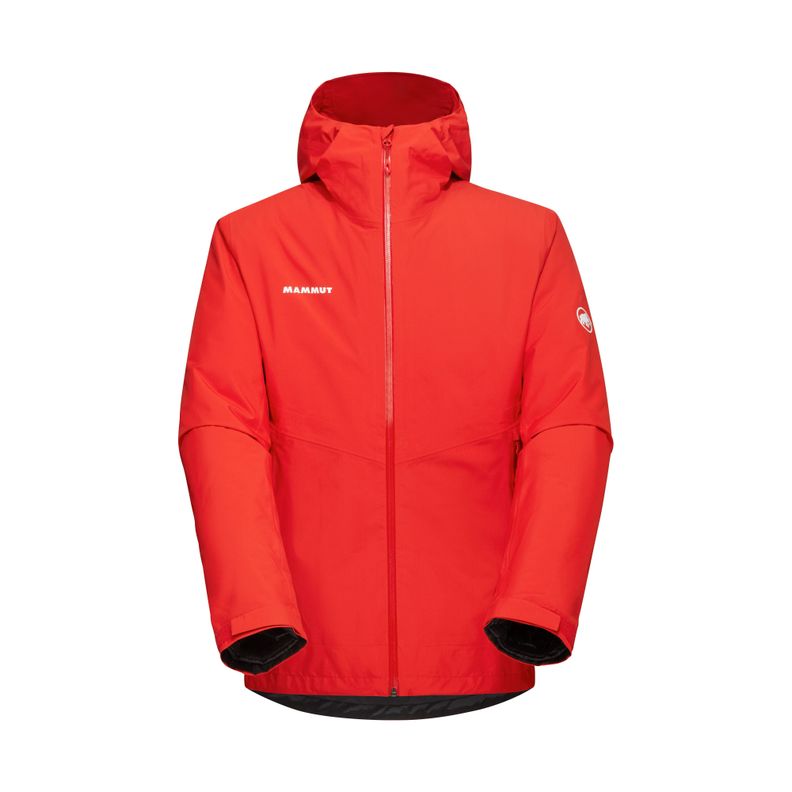 Chaqueta Mammut Hombre Alto Light 3 In 1 Hs Hooded Rojo-4