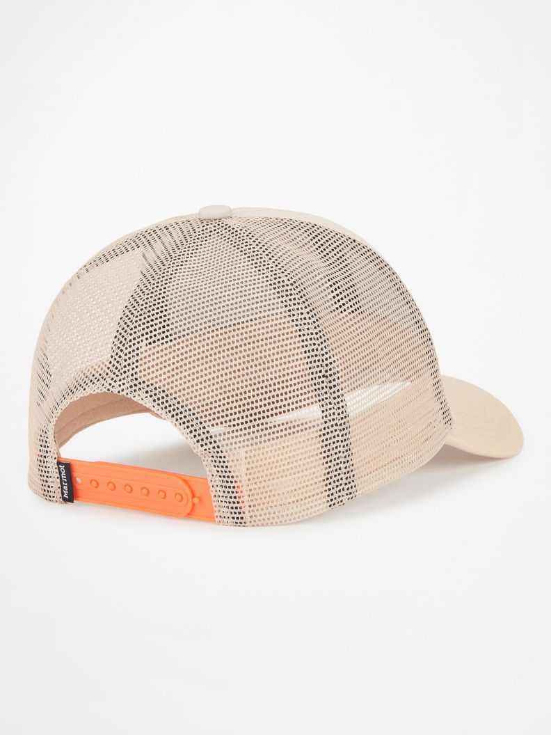 Jockey Hombre Marmot Retro Trucker Hat Crema-1