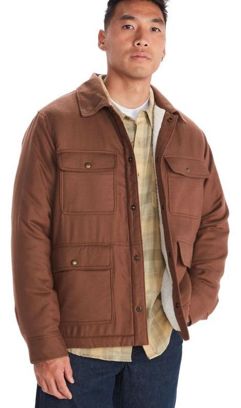 Chaqueta Marmot Hombre Ridgefield Sherpa Cafe Café-0