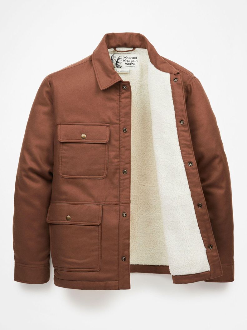 Chaqueta Marmot Hombre Ridgefield Sherpa Cafe Café-3