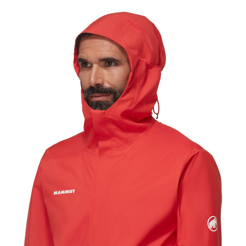Chaqueta Mammut Hombre Alto Hs Hooded Naranja-4
