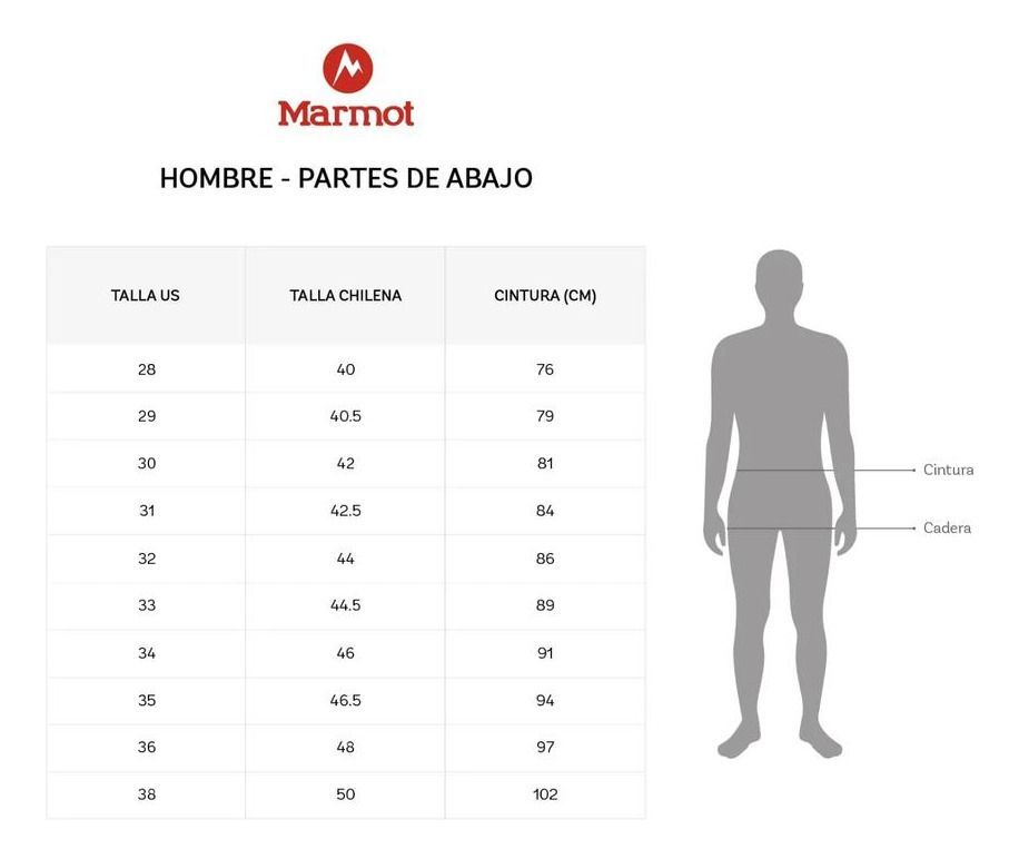 Pantalón Marmot Hombre Arch Rock Negro-4