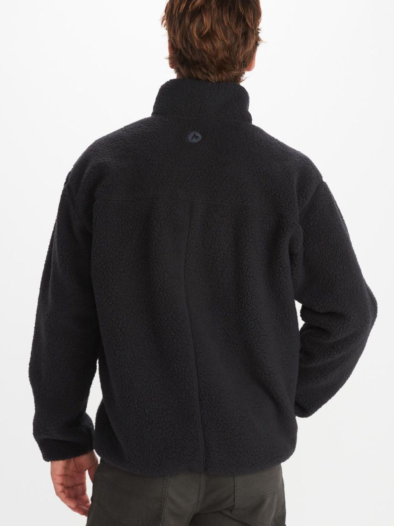 Polar Marmot Hombre Aros Fleece Negro-2