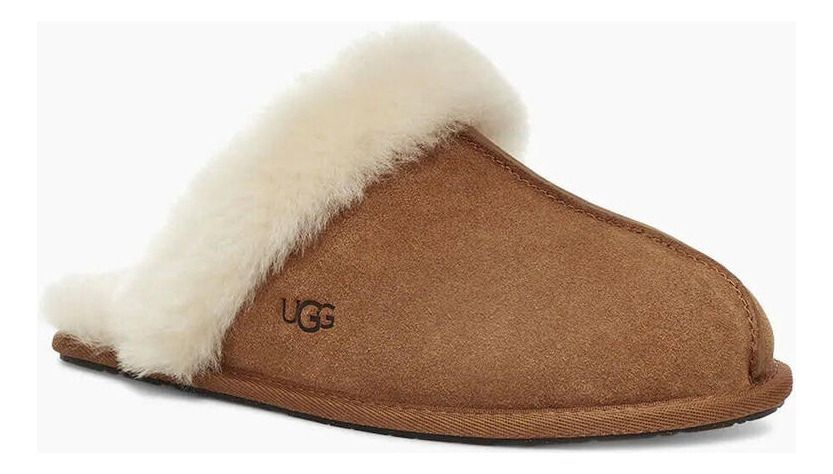 Pantufla UGG Mujer Scuffette II UGCHE Café-1