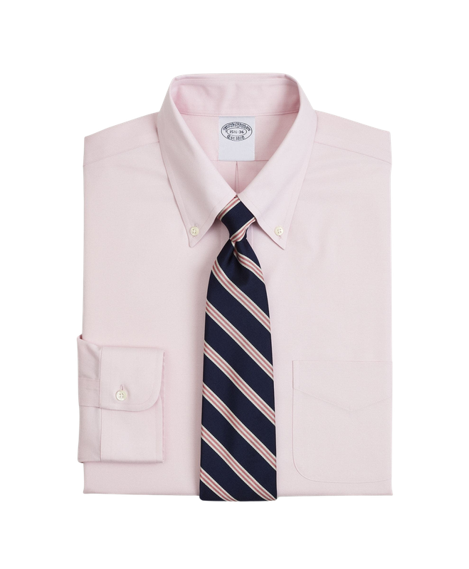 Camisa Pinpoint Regular Non-Iron Rojo-0