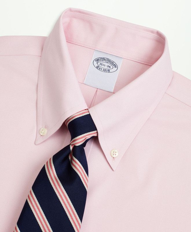 Camisa Pinpoint Regular Non-Iron Rojo-1