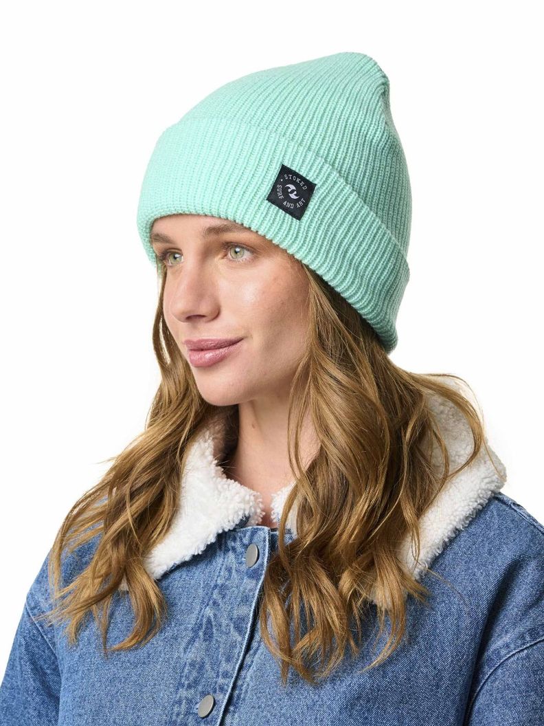 Gorro Stoked Unisex Beanie New Bay Celeste-1