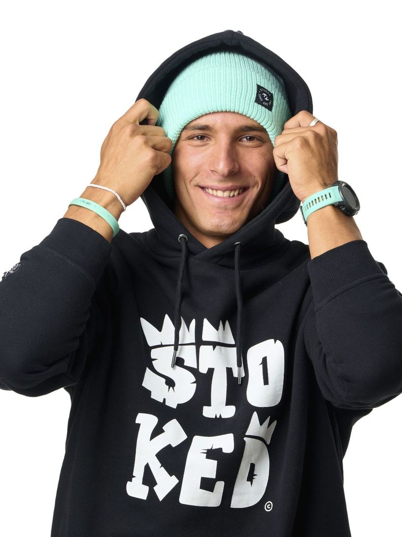 Gorro Stoked Unisex Beanie New Bay Celeste-4