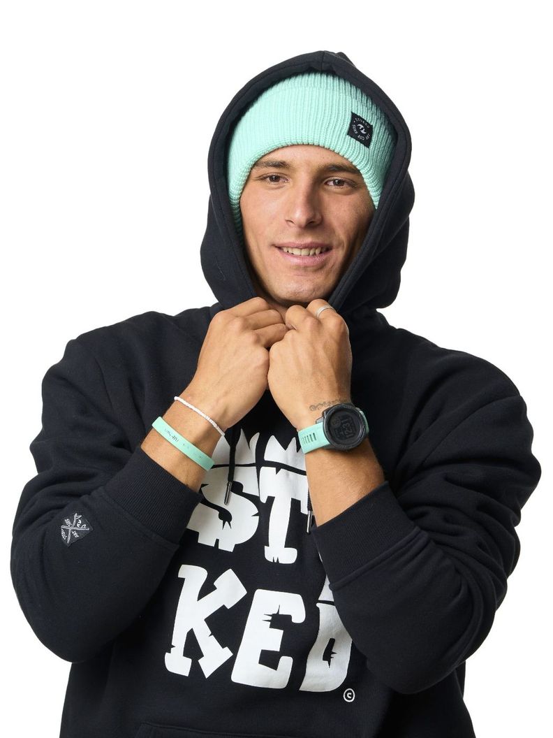 Gorro Stoked Unisex Beanie New Bay Celeste-5
