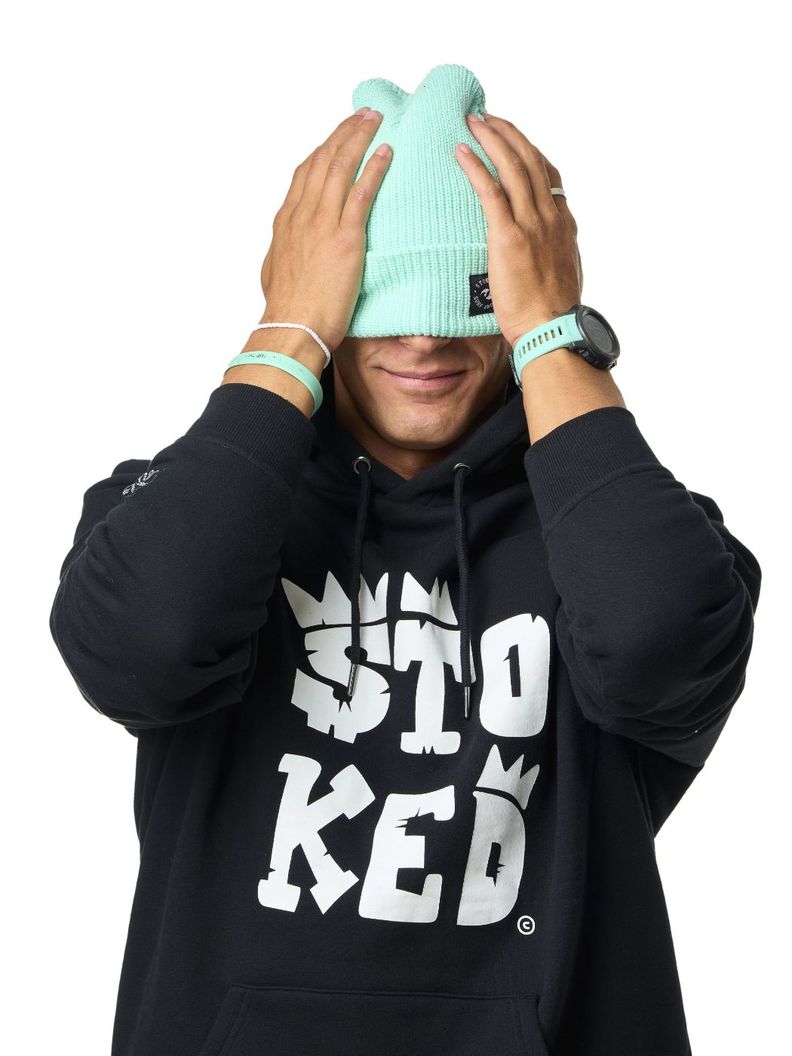 Gorro Stoked Unisex Beanie New Bay Celeste-6