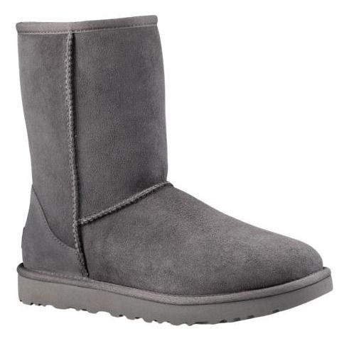 Bota UGG Mujer Classic Short Ii Gris-0
