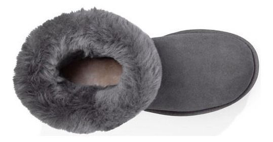 Bota UGG Mujer Classic Short Ii Gris-4