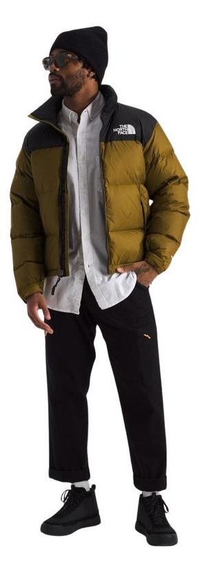 Chaqueta The North Face Hombre 1996 Retro Nuptse Logo Verde-2