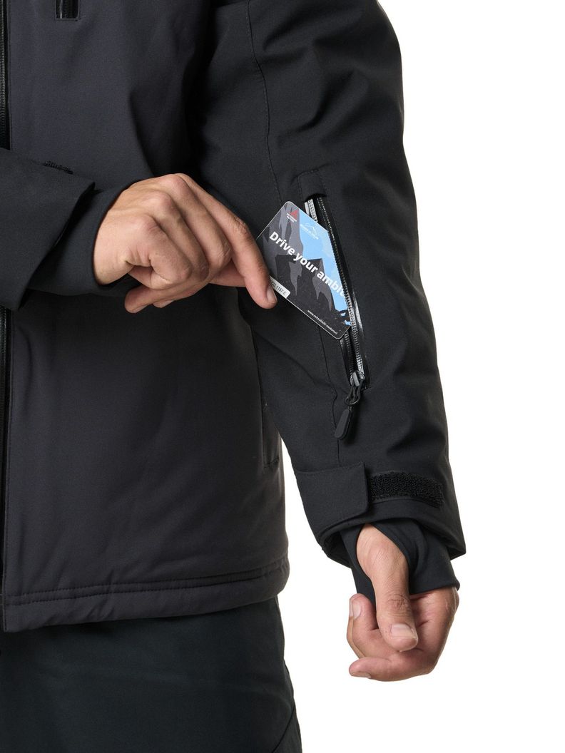 Chaqueta Kivul Hombre Koris Nieve Reciclada Negra-5
