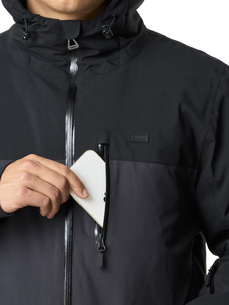 Chaqueta Kivul Hombre Koris Nieve Reciclada Negra-6