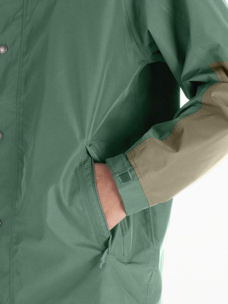 Chaqueta Marmot Hombre Impermeable Cascade Verde-3