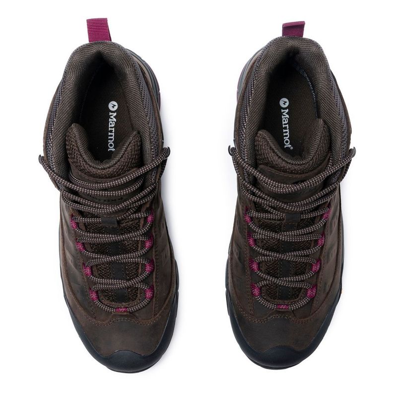 Zapato Marmot Mujer Westpeak Mid Café-2