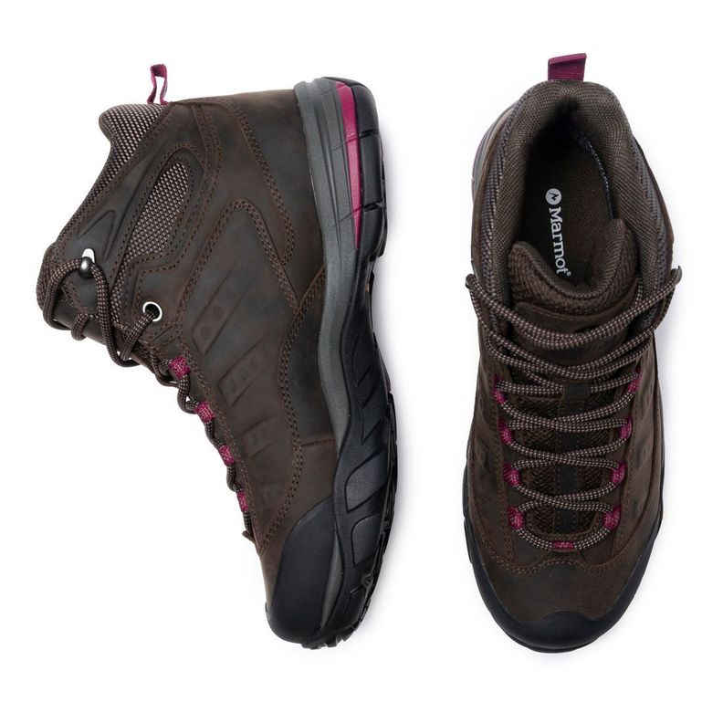 Zapato Marmot Mujer Westpeak Mid Café-3