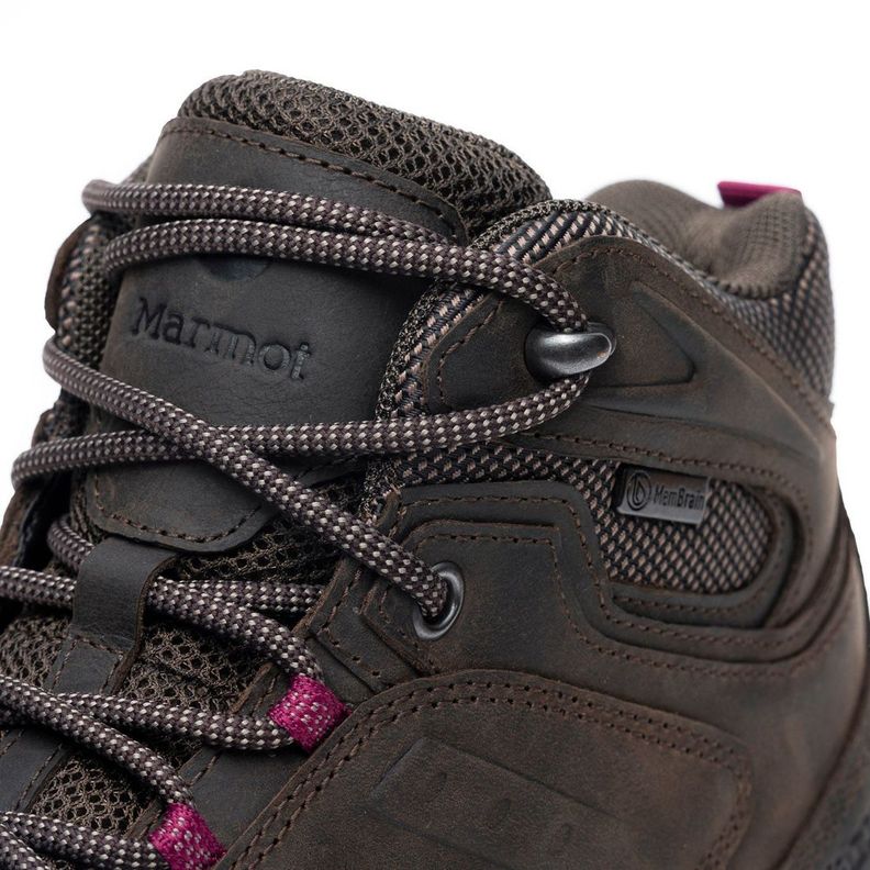 Zapato Marmot Mujer Westpeak Mid Café-7