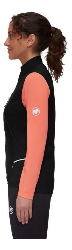 Chaqueta Mammut Mujer Cortavientos Aenergy Hybrid Negro-2