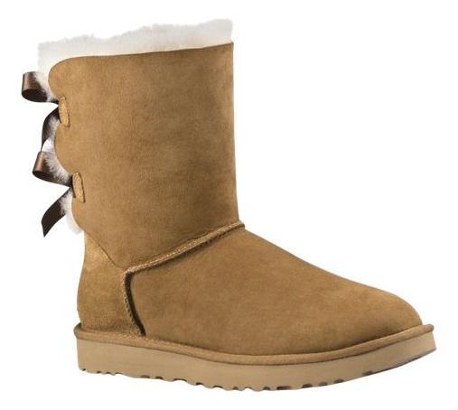 Bota UGG Mujer Bailey Bow II UGCHE Café-0