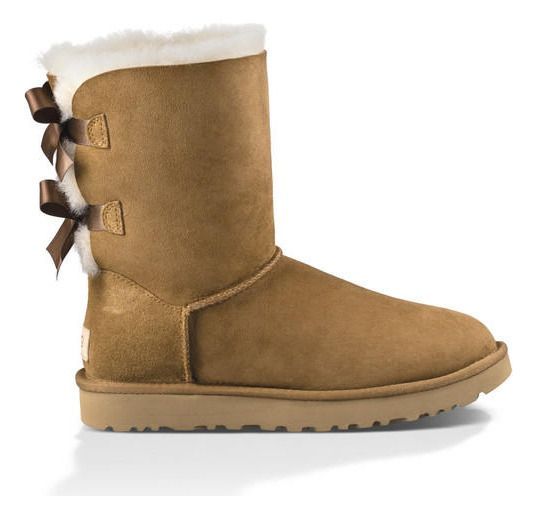 Bota UGG Mujer Bailey Bow II UGCHE Café-1