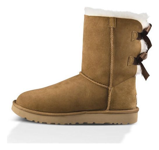 Bota UGG Mujer Bailey Bow II UGCHE Café-2