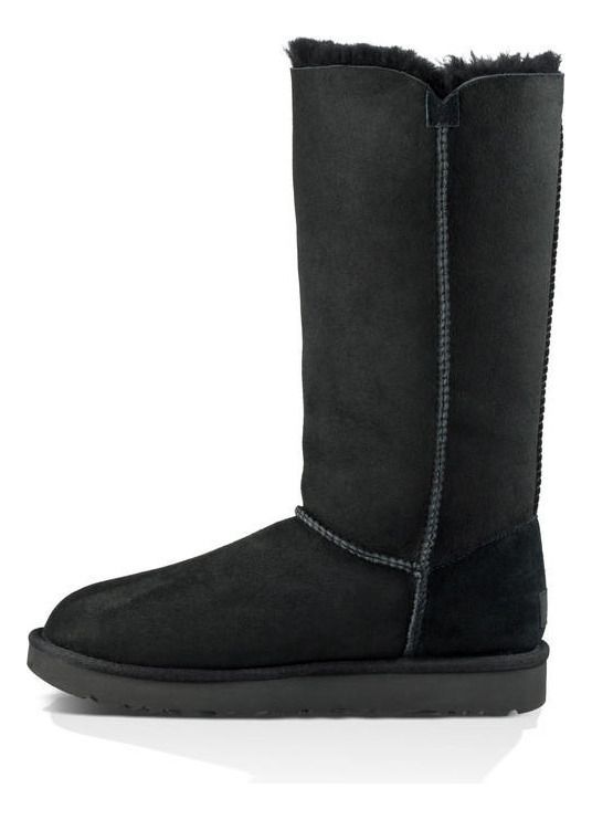 Bota UGG Mujer Bailey Button Triplet Ii Negro-2