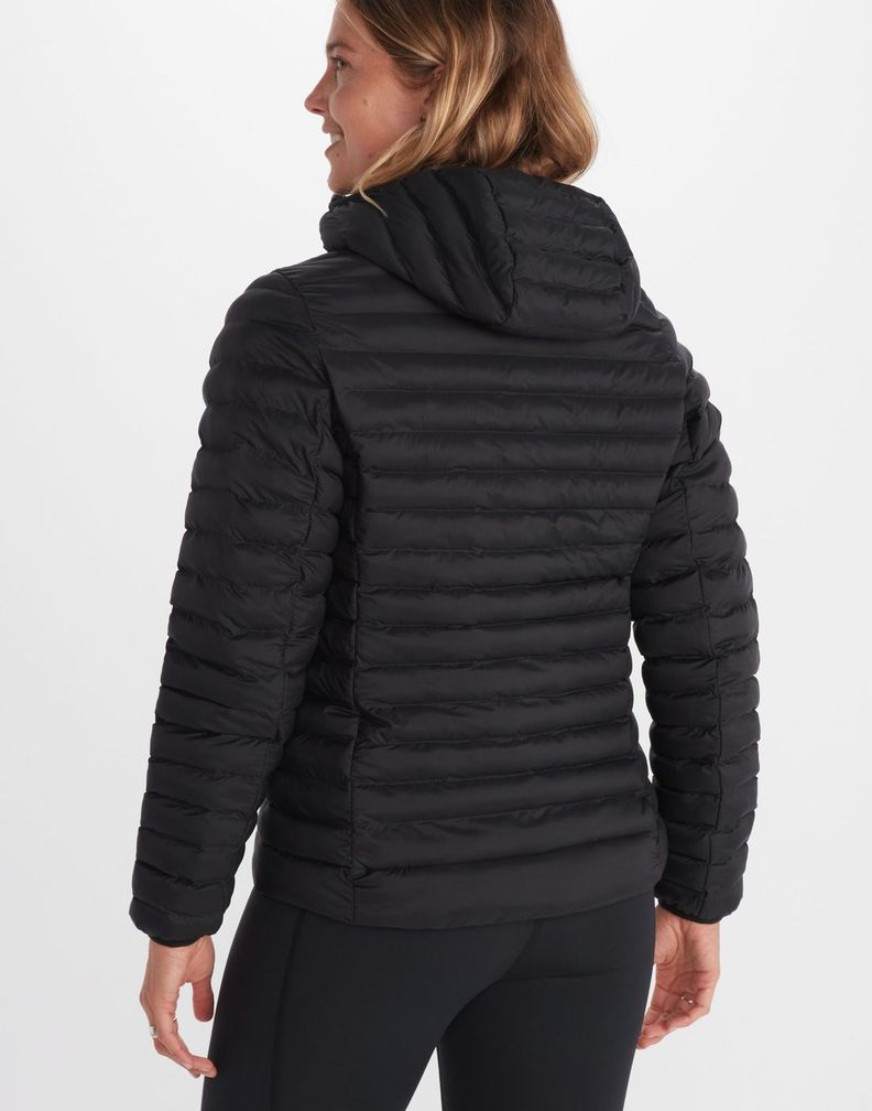 Chaqueta Marmot Mujer W Echo Featherless Hoody Negro-1