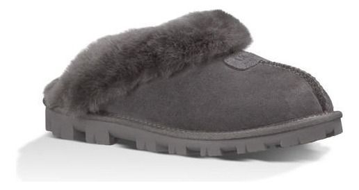 Pantufla UGG Mujer Coquette UGGREY Gris-1