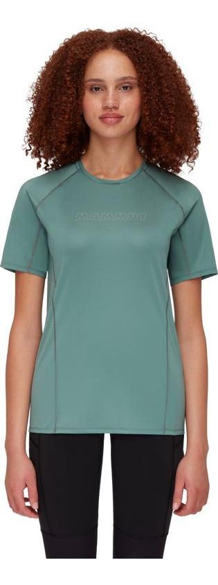 Primera Mammut Mujer Capa Selun Fl T-shirt Logo Verde-0
