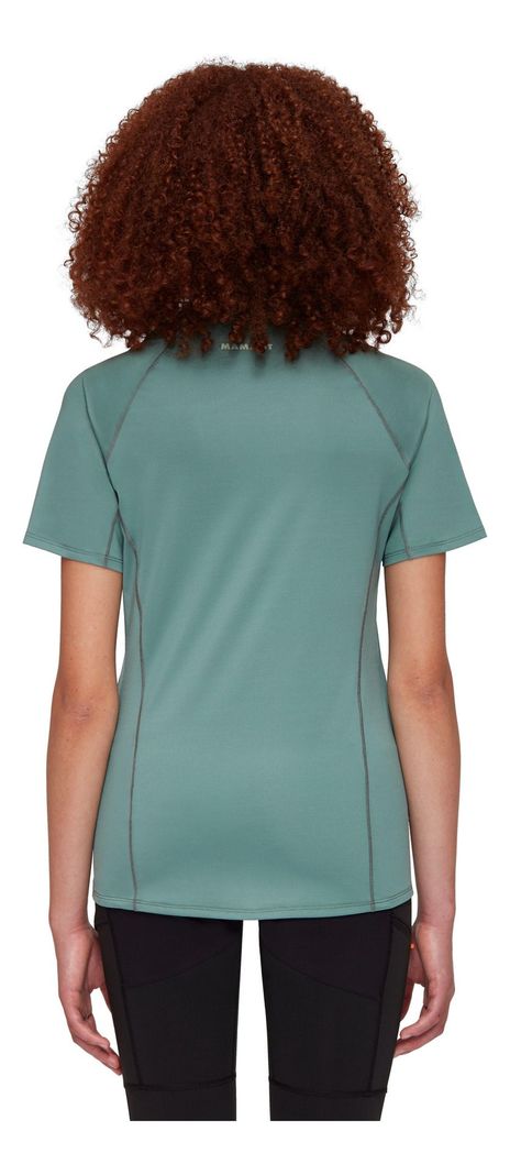 Primera Mammut Mujer Capa Selun Fl T-shirt Logo Verde-2