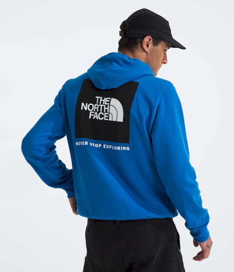 Poleron The North Face Hombre Box Nse Pullover Hoodie Azul-0